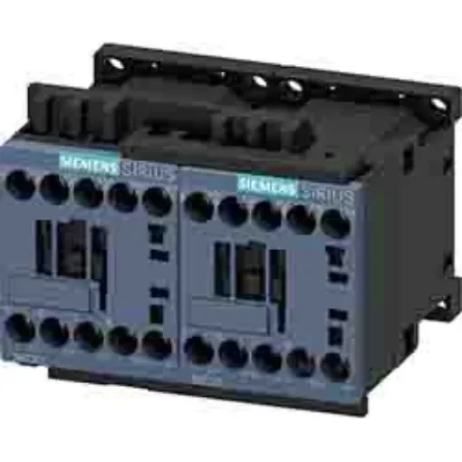 Siemens SIRIUS Reversing Contactor, 24 V dc Coil, 3-Pole, 16 A, 7.5 kW, 3NO - 3RA2318-8XB30-1BB4 product image
