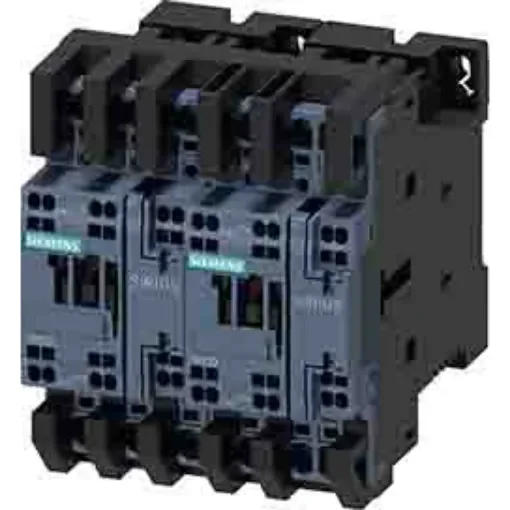 Siemens SIRIUS Reversing Contactor, 24 V dc Coil, 3-Pole, 38 A, 18 kW, 3NO - 3RA2328-8XB30-2BB4 product image