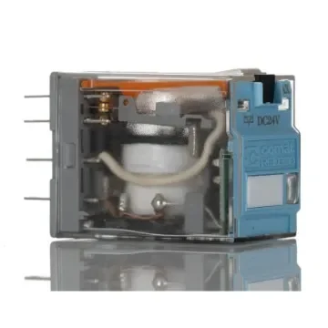 Releco Plug In Latching Power Relay, 24V dc Coil, 5A Switching Current, DPDT - C9-R21N product image