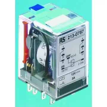 Releco Plug In Latching Power Relay, 115V ac Coil, 5A Switching Current, DPDT - C9-R21 / AC 115 V product image