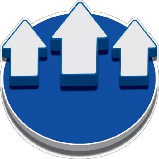 Brady Vinyl Social Distancing Social Distance Sign - 3D-COV-PIC906-BL product image