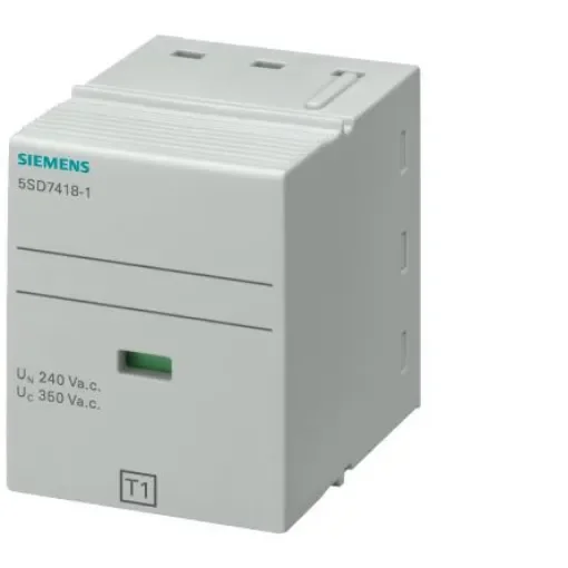 Siemens 1 Phase Surge Protector, Plug In Mount - 5SD7418-1 product image