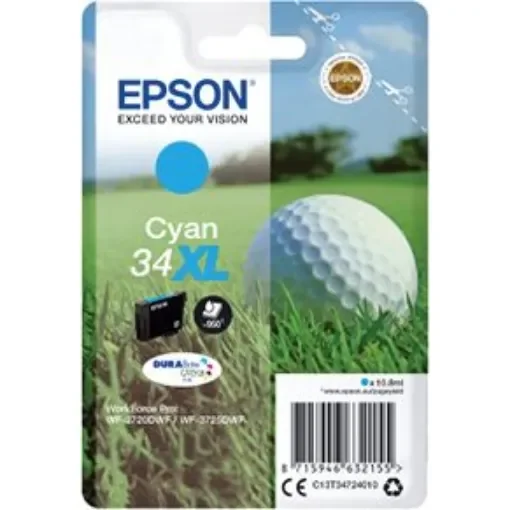 Epson C13T34724010 Cyan Ink Cartridge product image
