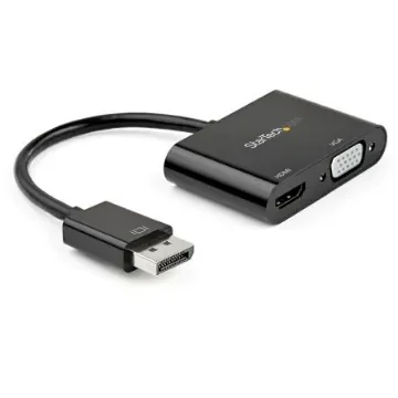 StarTech.com 2 port DisplayPort to HDMI, VGA Adapter, 200mm Length - 1920 x 1080, 3840 x 2160 Maximum Resolution - DP2VGAHD20 product image