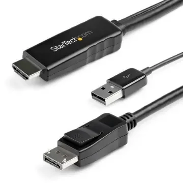 StarTech.com HDMI to DisplayPort Video Converter, 3m Length - 3840 x 2160 Maximum Resolution - HD2DPMM3M product image