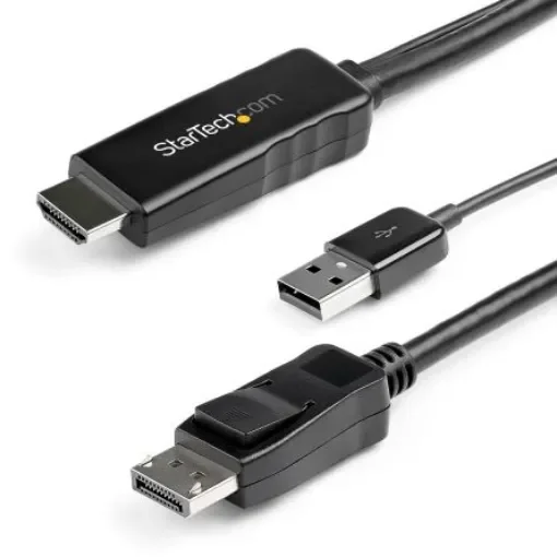 StarTech.com HDMI to DisplayPort Video Converter, 3m Length - 3840 x 2160 Maximum Resolution - HD2DPMM3M product image