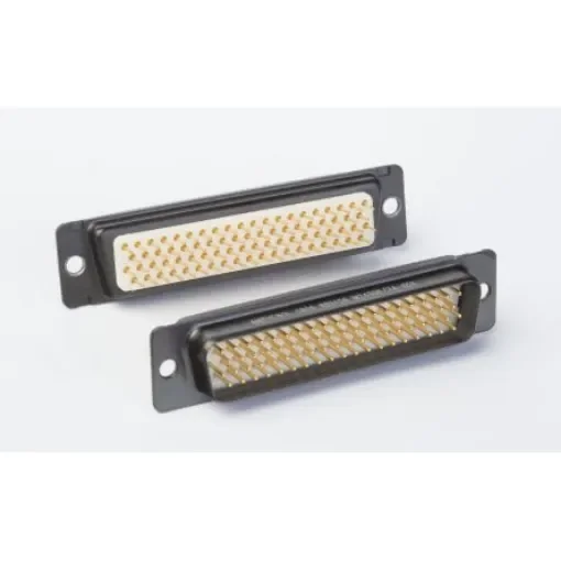 Amphenol India M24308 26 Way Panel Mount D-sub Connector Male to Female, 2.21mm Pitch, with 4-40 Screw Locks - M24308/24-68F product image