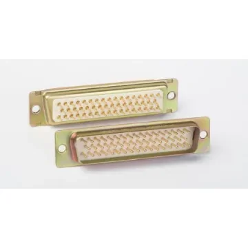 Amphenol India M24308 78 Way Panel Mount D-sub Connector Plug, 2.29mm Pitch, with 4-40 Screw Locks - M24308/4-15F product image