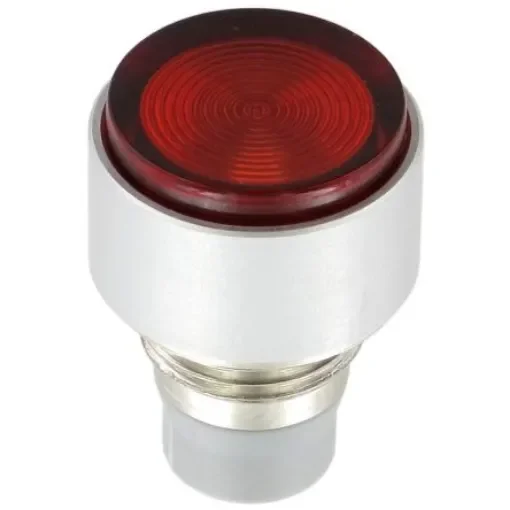 Panel Mount Indicator Lens Rectangle Style, Red - 877000KR100000 product image