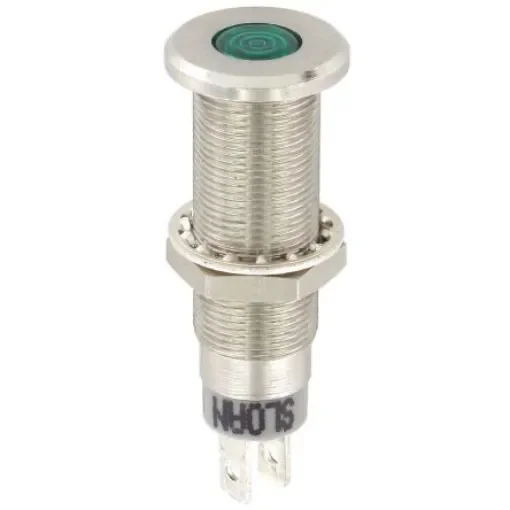 Sloan Green Panel Mount Indicator, 2.1V, 8.2mm Mounting Hole Size, Solder Tab Termination - 3444S1G1G5100 product image