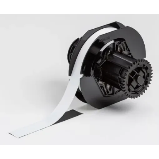 Brady B-414 on White Label Printer Tape, 15.24 m Length, 6.35 mm Width - B33C-250-414 product image