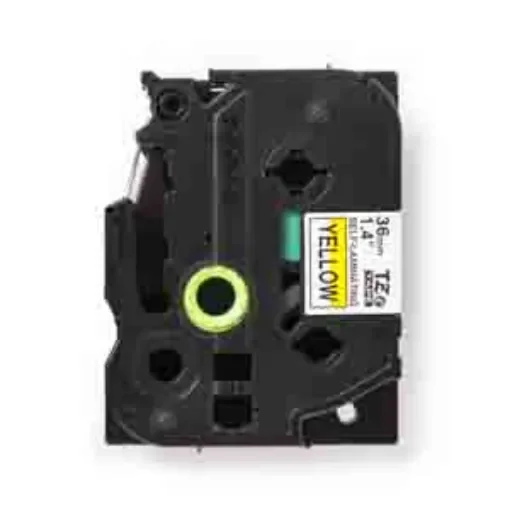Brother Black on Yellow Label Printer Tape, 8 m Length, 36mm Label Length - TZe-SL661 product image