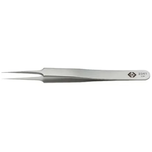 EUROSTAT 110 mm, Stainless Steel, ESD Tweezers - 45-015-0675A product image