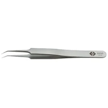 EUROSTAT 110 mm, Stainless Steel, ESD Tweezers - 45-015-0835A product image
