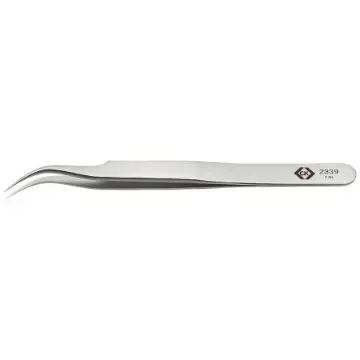 EUROSTAT 115 mm, Stainless Steel, ESD Tweezers - 45-015-1000A product image