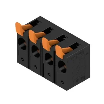 Weidmuller LU Series PCB Terminal Block, 6-Contact, 15mm Pitch, PCB Mount, 1-Row - 2492040000 product image