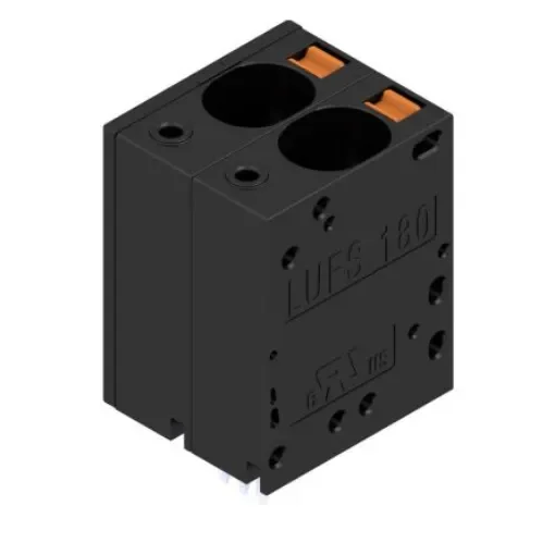 Weidmuller LU Series PCB Terminal Block, 6-Contact, 15mm Pitch, PCB Mount, 1-Row - 2492250000 product image