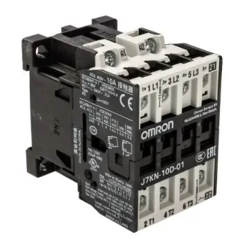Omron Contactor, 24 V ac Coil, 3-Pole, 10 A, 4 kW, 1NC - J7KN-10D-01 24 product image