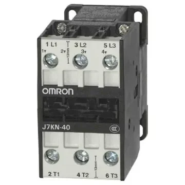 Omron Contactor, 24 V ac Coil, 3-Pole, 40 A, 18.5 kW - J7KN-40 24 product image