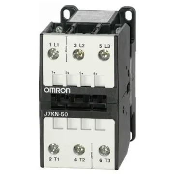 Omron Contactor, 230 V ac Coil, 3-Pole, 50 A, 22 kW - J7KN-50 230 product image