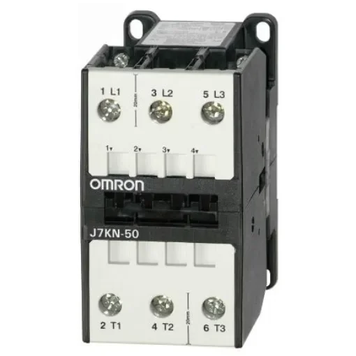 Omron Contactor, 230 V ac Coil, 3-Pole, 50 A, 22 kW - J7KN-50 230 product image