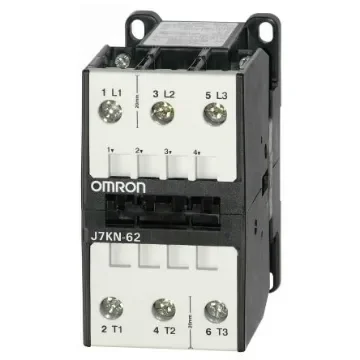 Omron Contactor, 24 V dc Coil, 3-Pole, 62 A, 30 kW - J7KN-62 24D product image