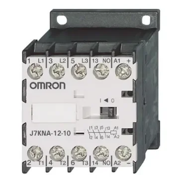 Omron Contactor, 24 V dc Coil, 3-Pole, 12 A, 5.5 kW, 1NO - J7KNA-12-10 24D product image