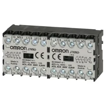 Omron Contactor, 180 V ac Coil, 5 A, 2.2 kW, 1NC - J7KNU-05-01R 180 product image