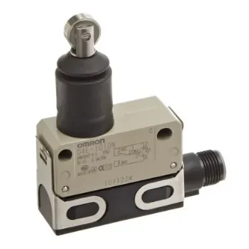 Omron Roller Plunger Limit Switch, IP67, SPDT, Zinc Housing, 1A Max - D4E-1D10N product image