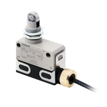 Omron Roller Plunger Limit Switch, IP67, SPDT, 1A Max - D4ER-1A21N product image