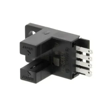 Omron Through Beam Photoelectric Sensor, Slot Sensor, 5 mm Detection Range - EE-SX674R product image