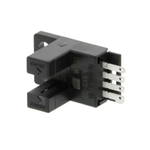 Omron Through Beam Photoelectric Sensor, Slot Sensor, 5 mm Detection Range - EE-SX674R product image