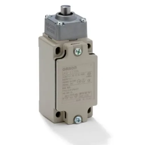 Omron Plunger Limit Switch, 1NC/1NO, IP67, SPST, Metal Housing, 400V ac Max, 10A Max - D4B-4170N product image