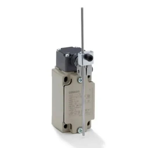 Omron Adjustable Roller Lever Limit Switch, 2NC, IP67, Metal Housing, 400V ac Max, 10A Max - D4B-4A17N product image