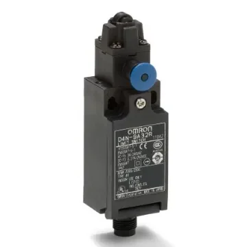 Omron Roller Lever Limit Switch, 1NC/1NO, IP67, SPST, Metal Housing, 240V ac Max, 10A Max - D4N-4A32R product image