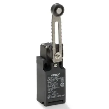 Omron Adjustable Roller Lever Limit Switch, 1NC/1NO, IP67, SPST, Metal Housing, 240V ac Max, 10A Max - D4N-912G product image