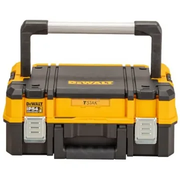 DeWALT TSTAK Shallow Box Plastic Tool Box, 440 x 440 x 183mm - DWST83344-1 product image