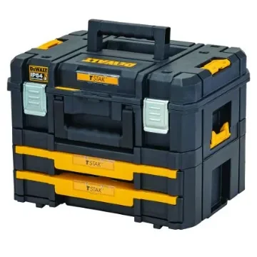 DeWALT TSTAK Combo Kit 2 drawers  Plastic Tool Box, 440 x 440 x 337mm - DWST83395-1 product image