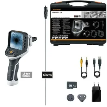Laserliner 092.948A 4mm probe Inspection Camera Kit, 400mm Probe Length, 320 X 240pixels Resolution, LED Illumination product image