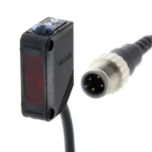 Omron Through Beam Photoelectric Sensor, 15 m Detection Range - E3Z-T81-D-M1J-1 0.3M product image