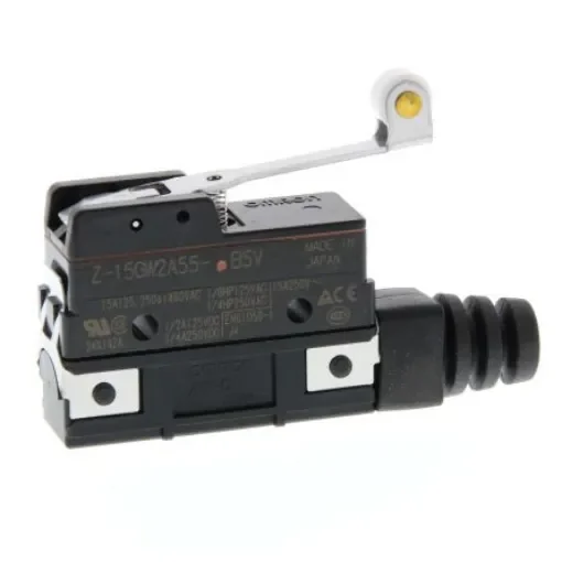 Omron Hinge Roller Lever Limit Switch, IP62, SPDT, 15A Max - Z-15GW2A55-B5V product image