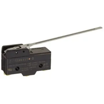 Omron Z Series Long Hinge Lever Limit Switch, IP62, SPDT, 500V ac Max, 15A Max - Z-15GW4455-B product image