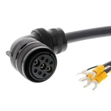 Omron Cable for Use with G5 series servo motor, 5m Length, 5 kW, 3-Phase, 400 V - R88A-CAGD005BR-E product image