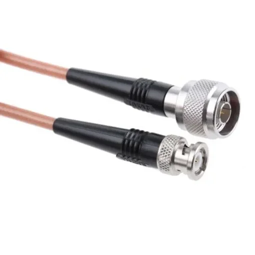 Radiall Male BNC to Male N Type, 1m, RG142 Coaxial, Terminated50 O - R284C0351025 product image
