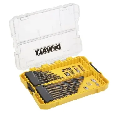 DeWALT 21-Piece Twist Drill Bit Set for Multi-Material, 12mm Max, 1mm Min, HSS-G Bits - DT70755-QZ product image