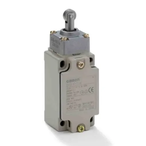 Omron Roller Plunger Limit Switch, 1NC/1NO, IP67, DPST, Metal Housing, 400V ac Max, 20A Max - D4B-4571N product image