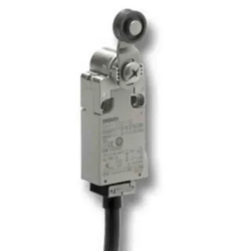 Omron Roller Plunger Limit Switch, 1NC/1NO, IP67, DPST, Metal Housing, 240V ac Max, 10A Max - D4F-102-3D product image