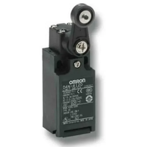 Omron Roller Limit Switch, 2NC, IP67, DPST, Metal Housing, 240V ac Max, 10A Max - D4N-4220 product image