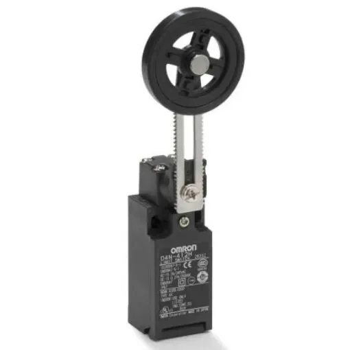 Omron Adjustable Roller Lever Limit Switch, 1NC/1NO, IP67, DPST, Metal Housing, 240V ac Max, 10A Max - D4N-4A2H product image