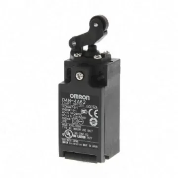 Omron Roller Lever Limit Switch, 1NC/1NO, IP67, DPST, Metal Housing, 240V ac Max, 10A Max - D4N-4A62 product image